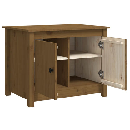 Couchtisch Honigbraun 71x49x55 cm Massivholz Kiefer - Pazzar.ch