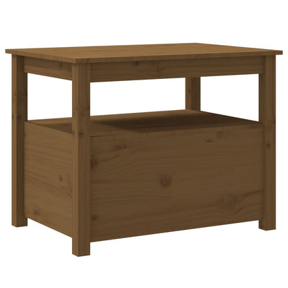 Couchtisch Honigbraun 71x49x55 cm Massivholz Kiefer - Pazzar.ch