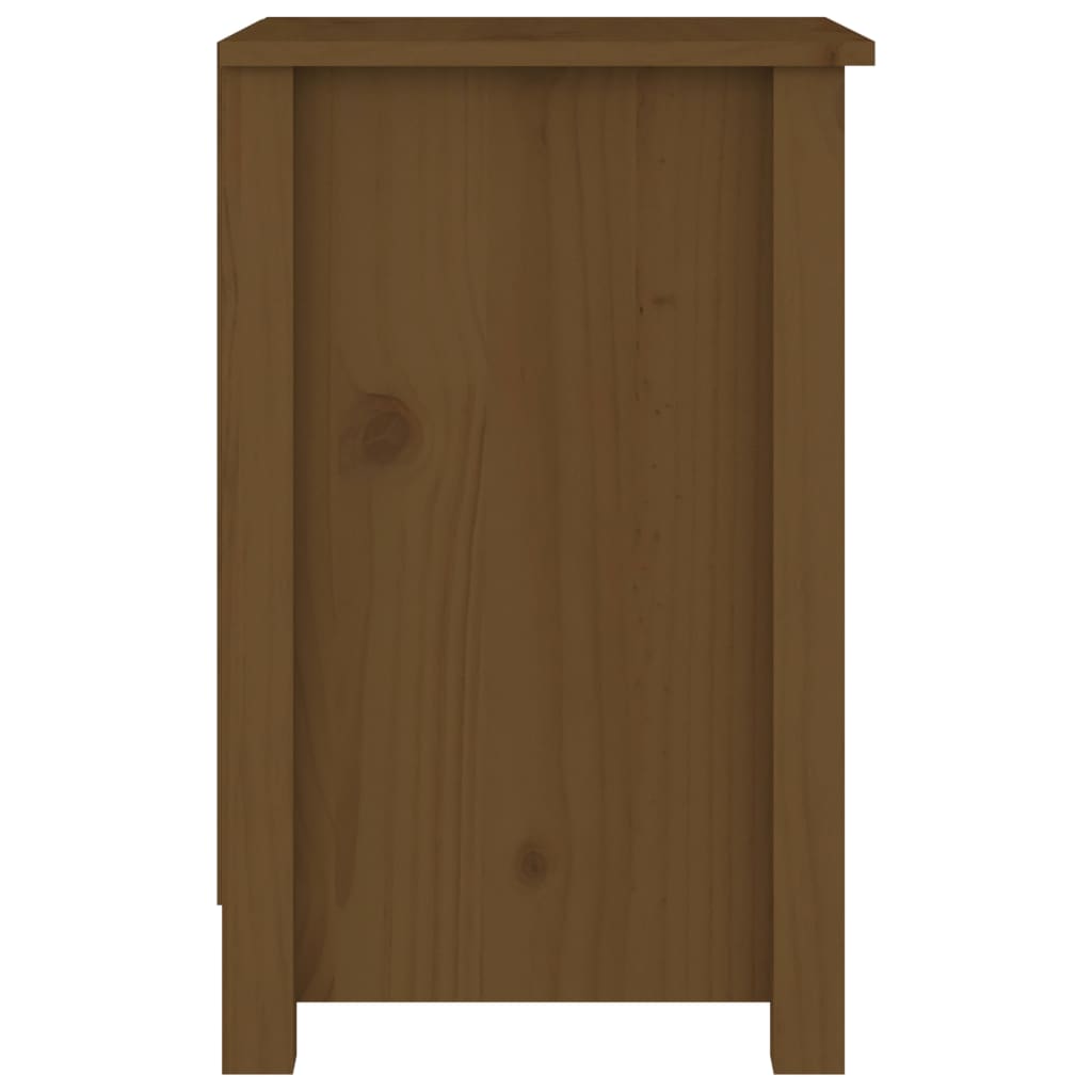 Nachttische 2 Stk. Honigbraun 40x35x55 cm Massivholz Kiefer - Pazzar.ch
