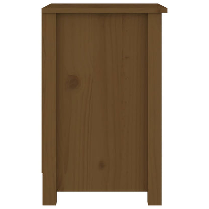 Nachttische 2 Stk. Honigbraun 40x35x55 cm Massivholz Kiefer - Pazzar.ch