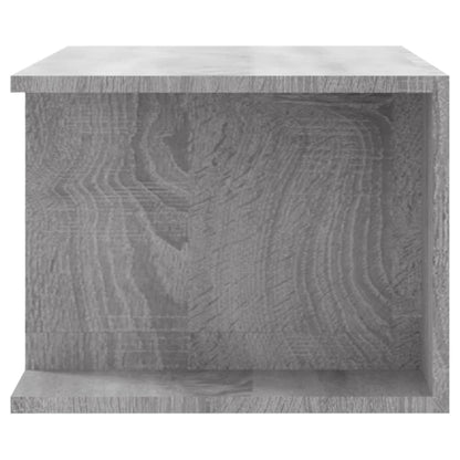 TV-Schrank mit LED-Leuchten Grau Sonoma 90x39x30 cm - Pazzar.ch