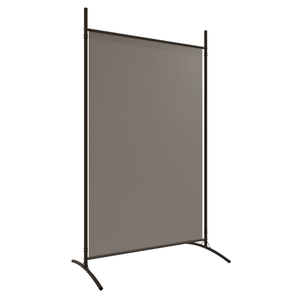 2-tlg. Paravent Anthrazit 348x180 cm Stoff - Pazzar.ch