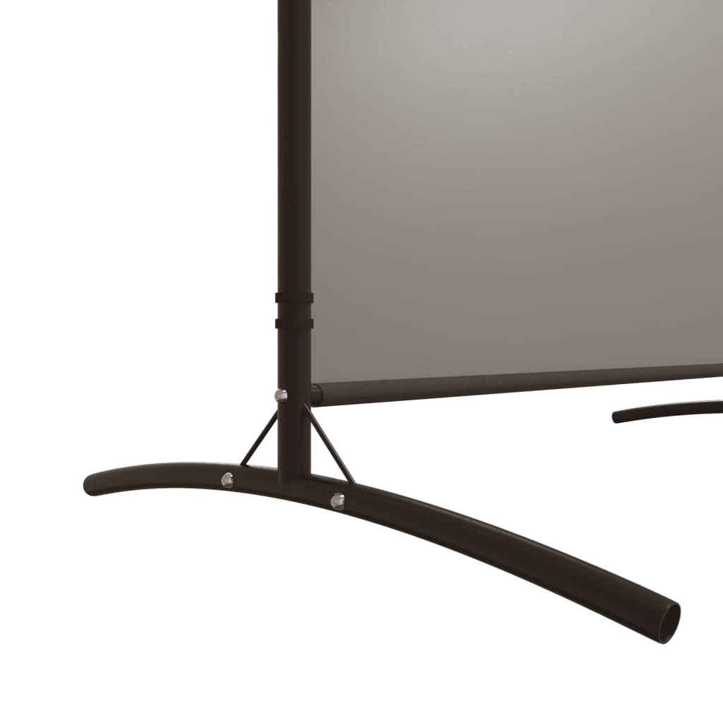 2-tlg. Paravent Anthrazit 348x180 cm Stoff - Pazzar.ch