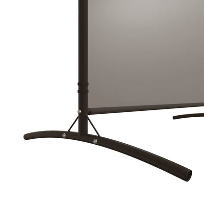 2-tlg. Paravent Anthrazit 348x180 cm Stoff - Pazzar.ch