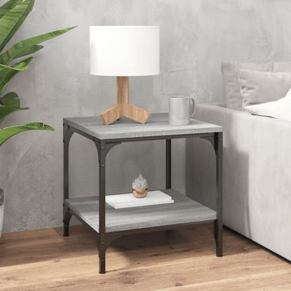 Beistelltische 2 Stk. Grau Sonoma 40x40x40 cm Holzwerkstoff - Pazzar.ch