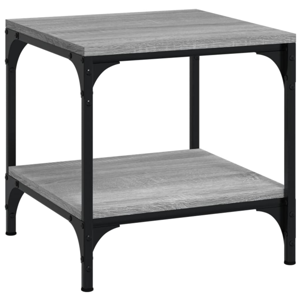 Beistelltische 2 Stk. Grau Sonoma 40x40x40 cm Holzwerkstoff - Pazzar.ch