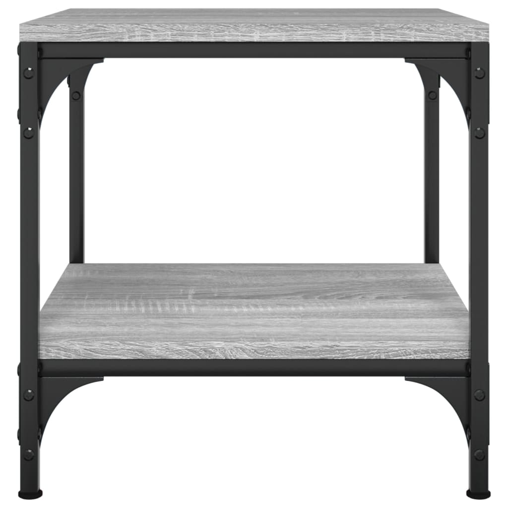 Beistelltische 2 Stk. Grau Sonoma 40x40x40 cm Holzwerkstoff - Pazzar.ch
