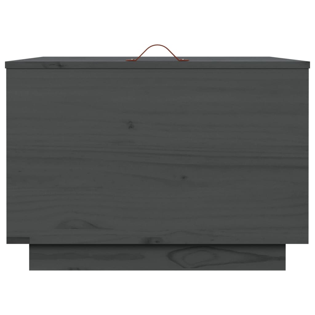 Aufbewahrungsboxen mit Deckeln 3 Stk. Grau Massivholz Kiefer - Pazzar.ch