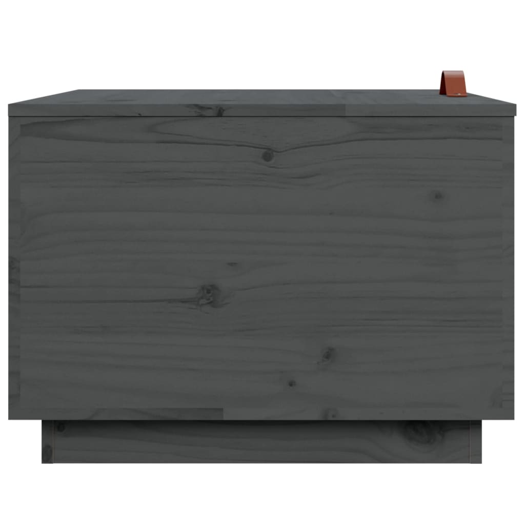 Aufbewahrungsboxen mit Deckeln 3 Stk. Grau Massivholz Kiefer - Pazzar.ch