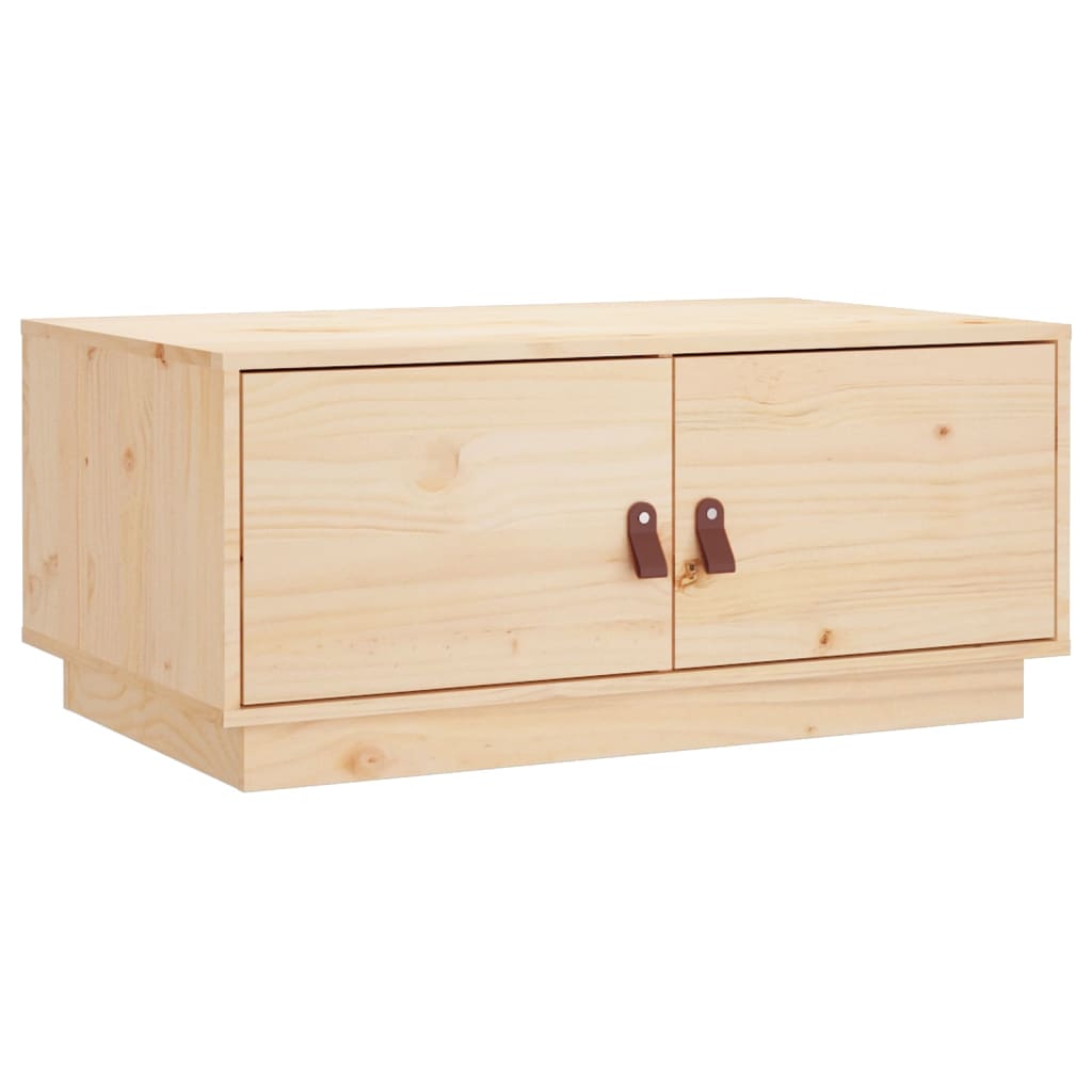 Couchtisch 80x50x35 cm Massivholz Kiefer - Pazzar.ch