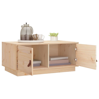 Couchtisch 80x50x35 cm Massivholz Kiefer - Pazzar.ch
