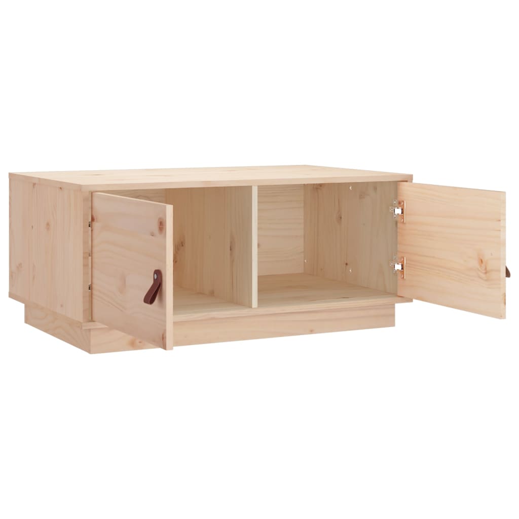 Couchtisch 80x50x35 cm Massivholz Kiefer - Pazzar.ch