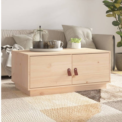 Couchtisch 80x50x35 cm Massivholz Kiefer - Pazzar.ch