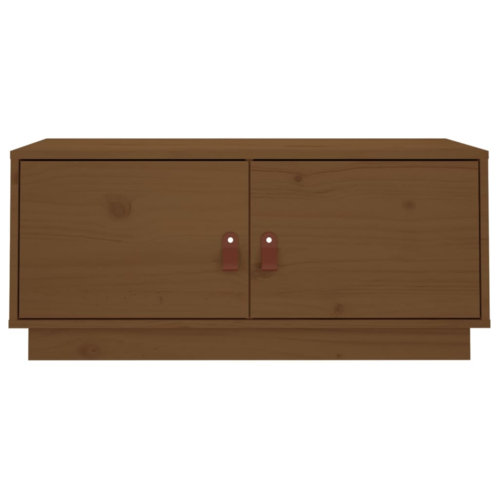 Couchtisch Honigbraun 80x50x35 cm Massivholz Kiefer - Pazzar.ch