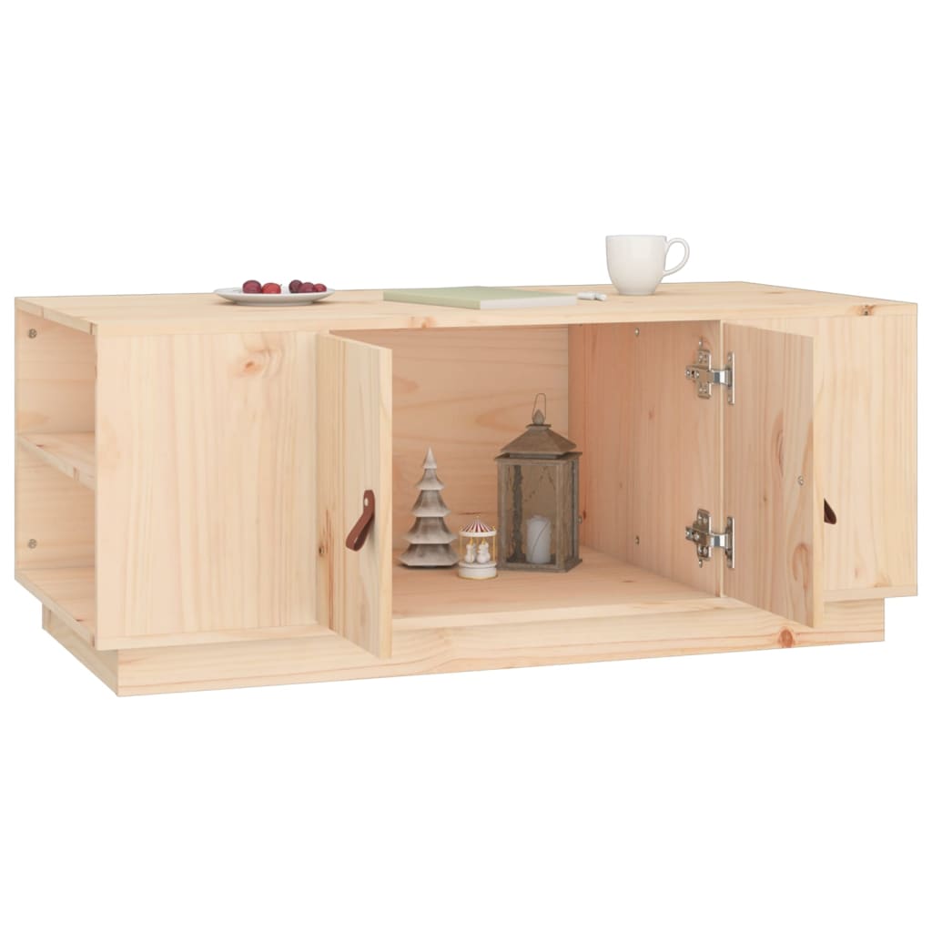 Couchtisch 100x50x41 cm Massivholz Kiefer - Pazzar.ch