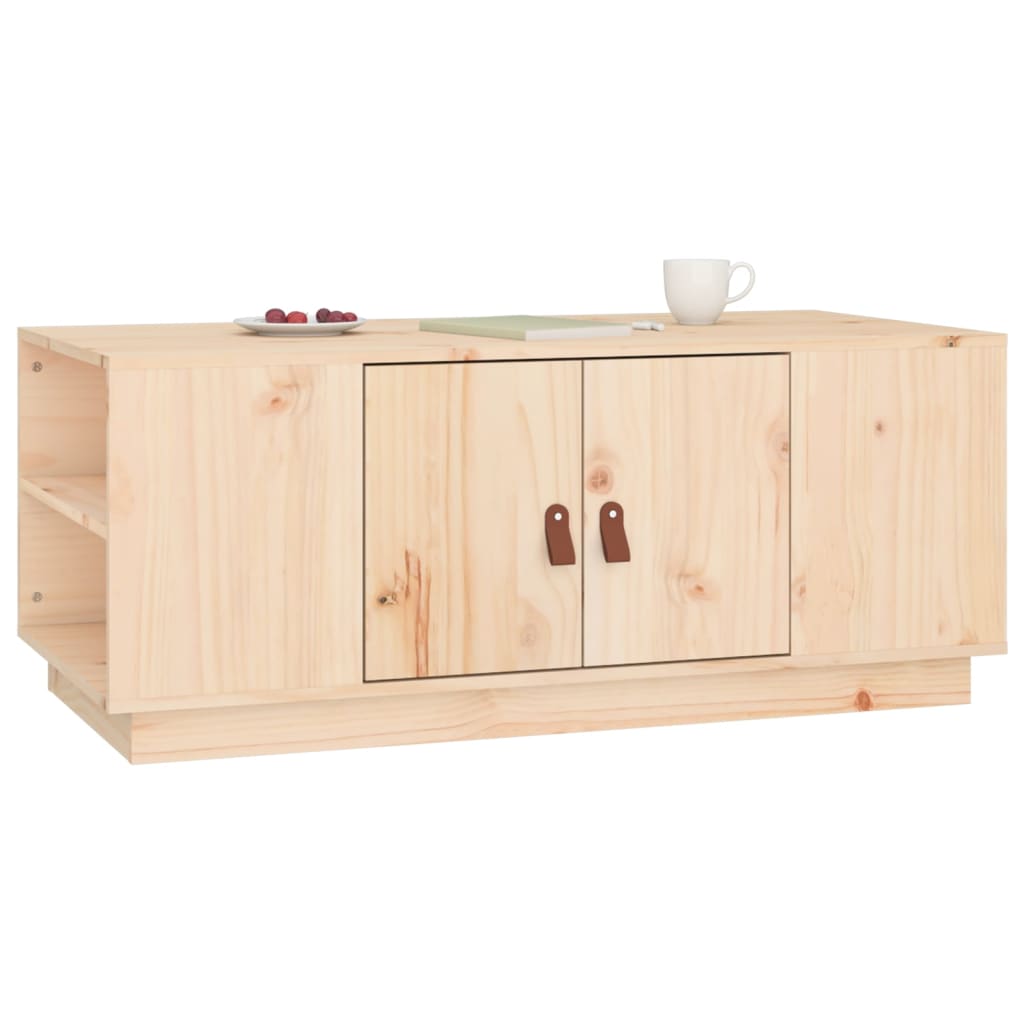 Couchtisch 100x50x41 cm Massivholz Kiefer - Pazzar.ch
