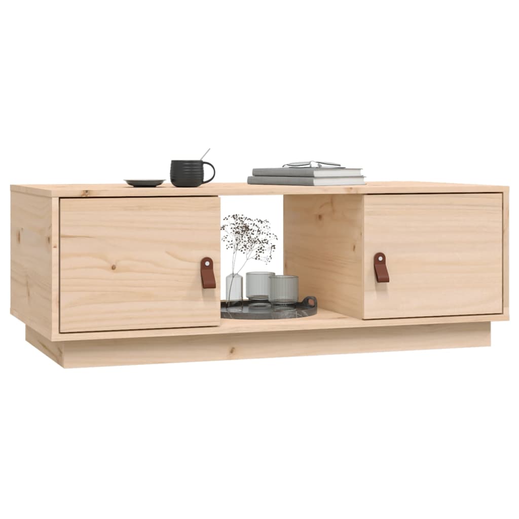 Couchtisch 100x50x35 cm Massivholz Kiefer - Pazzar.ch