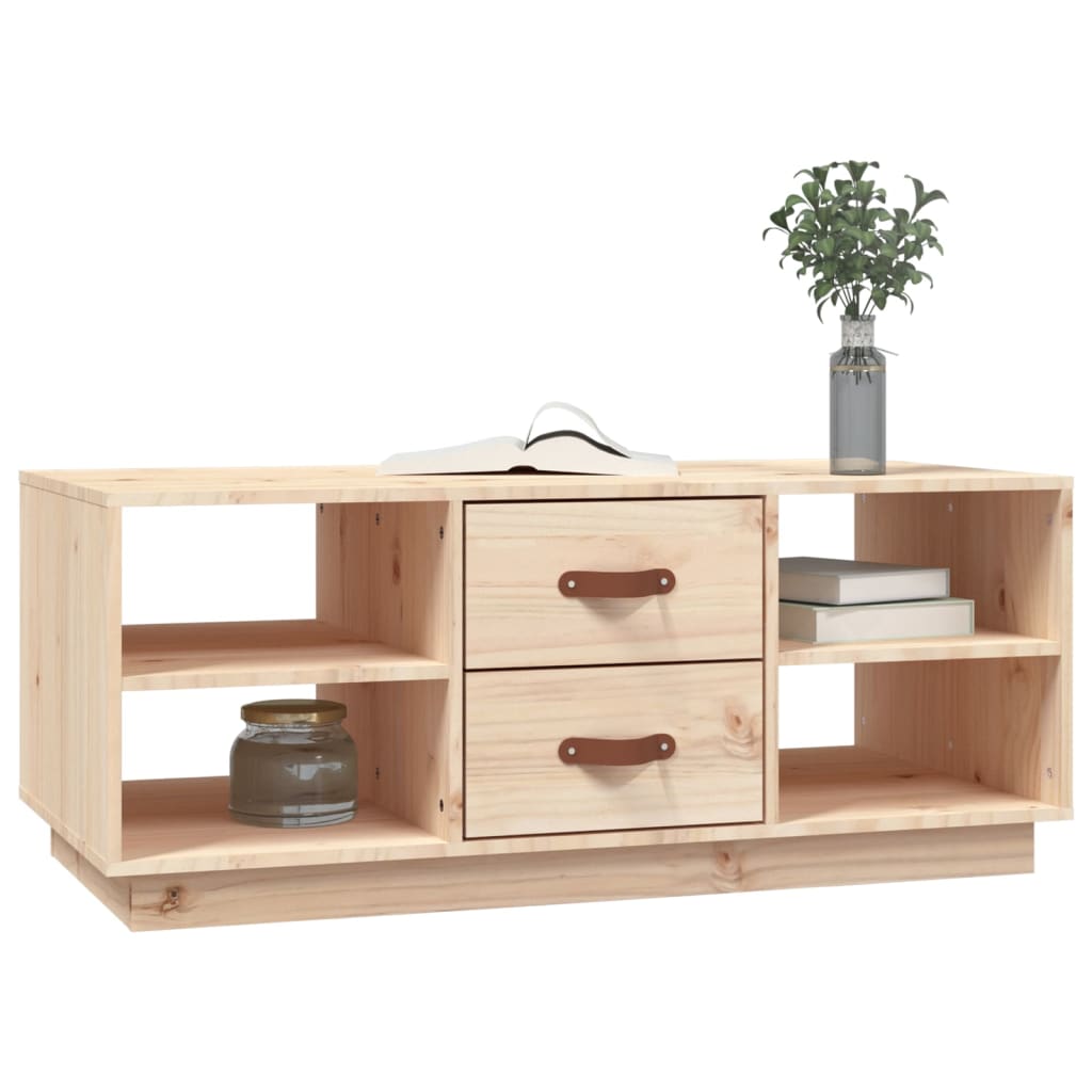 Couchtisch 100x50x41 cm Massivholz Kiefer - Pazzar.ch