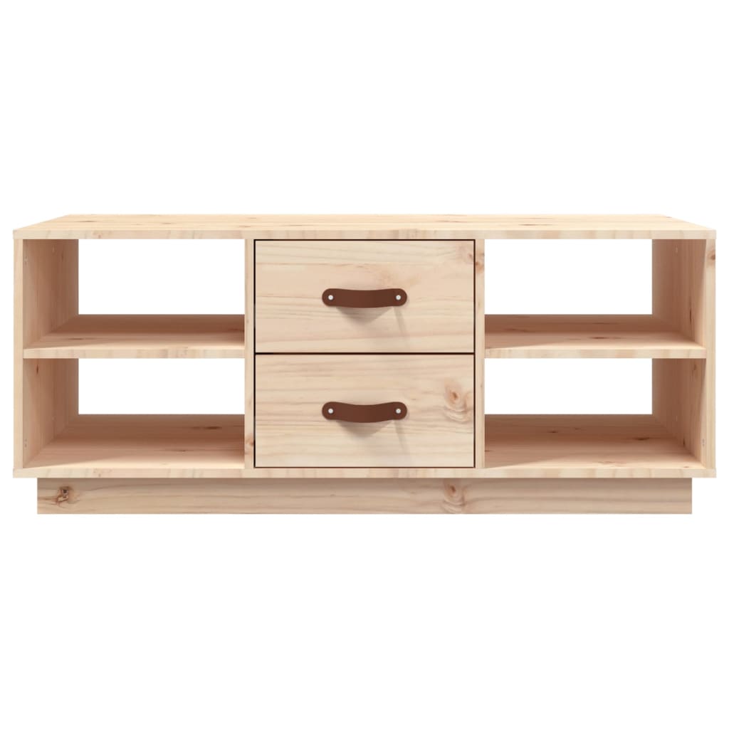 Couchtisch 100x50x41 cm Massivholz Kiefer