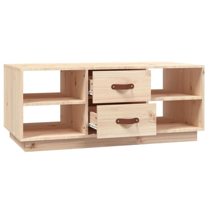 Couchtisch 100x50x41 cm Massivholz Kiefer - Pazzar.ch