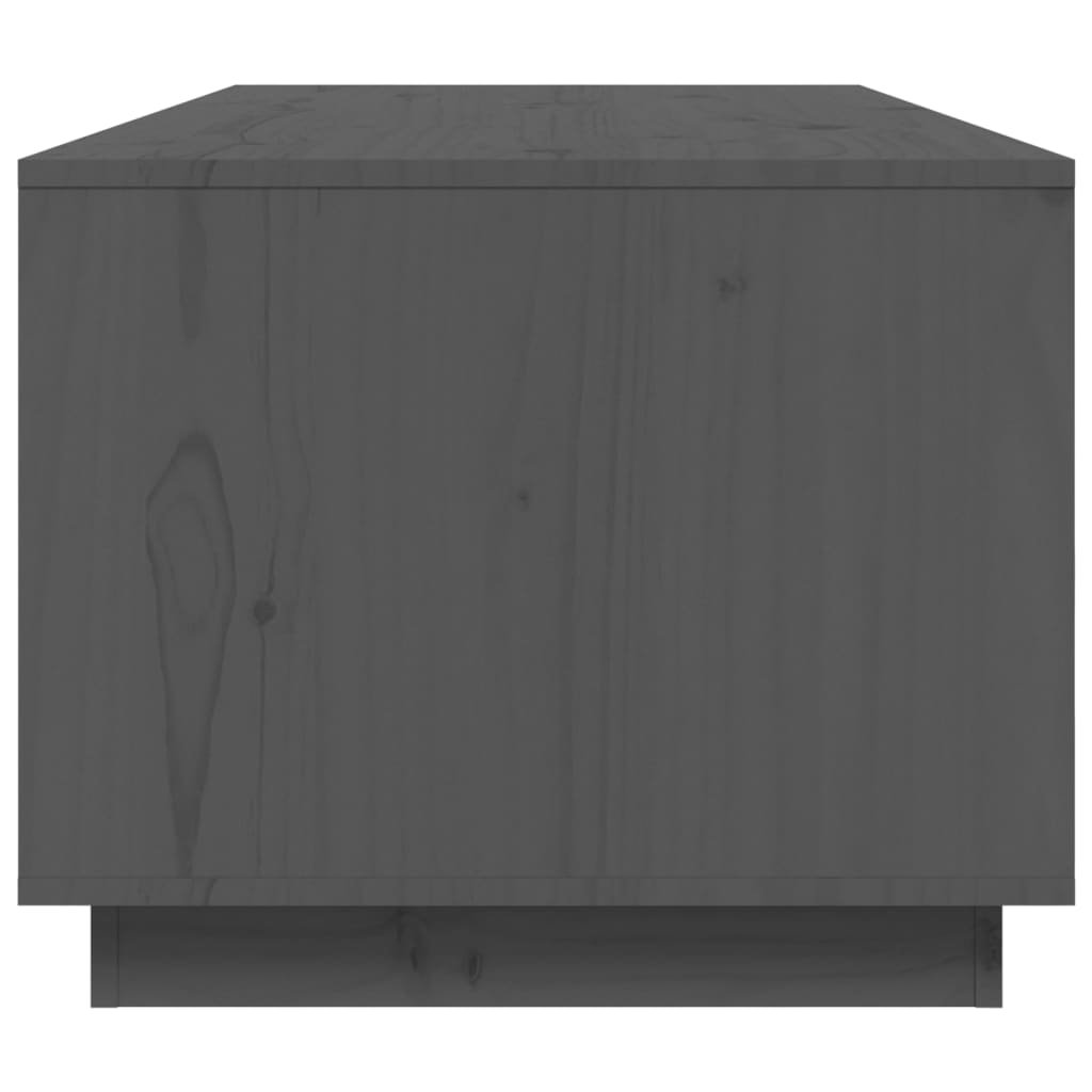 Couchtisch Grau 100x50x41 cm Massivholz Kiefer - Pazzar.ch