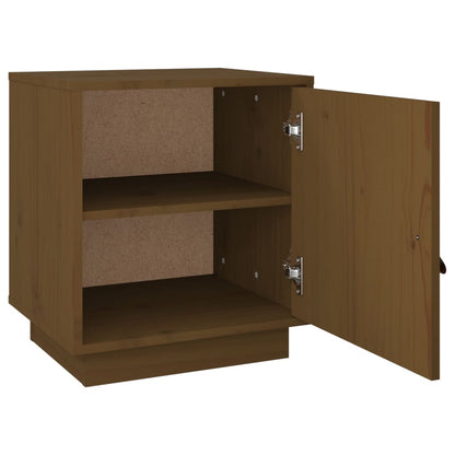 Nachttisch Honigbraun 40x34x45 cm Massivholz Kiefer - Pazzar.ch