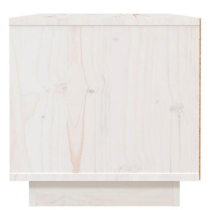 Nachttische 2 Stk. Weiß 40x34x35 cm Massivholz Kiefer - Pazzar.ch