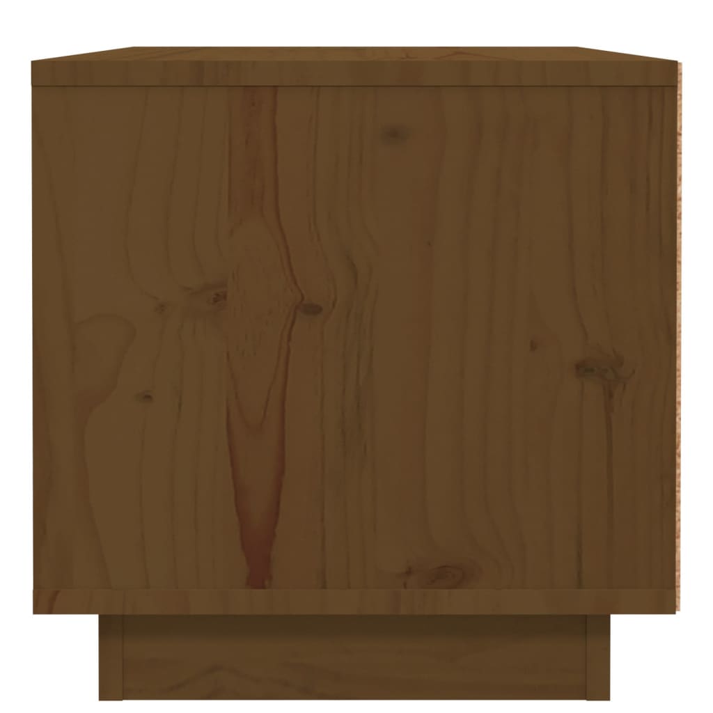 Nachttische 2 Stk. Honigbraun 40x34x35 cm Massivholz Kiefer - Pazzar.ch