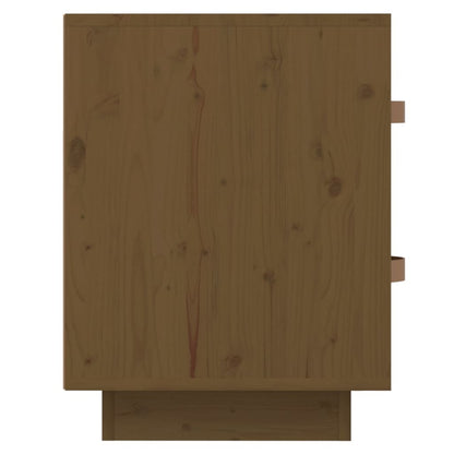 Nachttische 2 Stk. Honigbraun 40x34x45 cm Massivholz Kiefer - Pazzar.ch