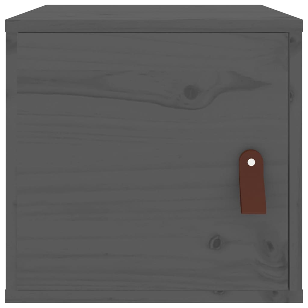 Wandschrank Grau 31,5x30x30 cm Massivholz Kiefer - Pazzar.ch