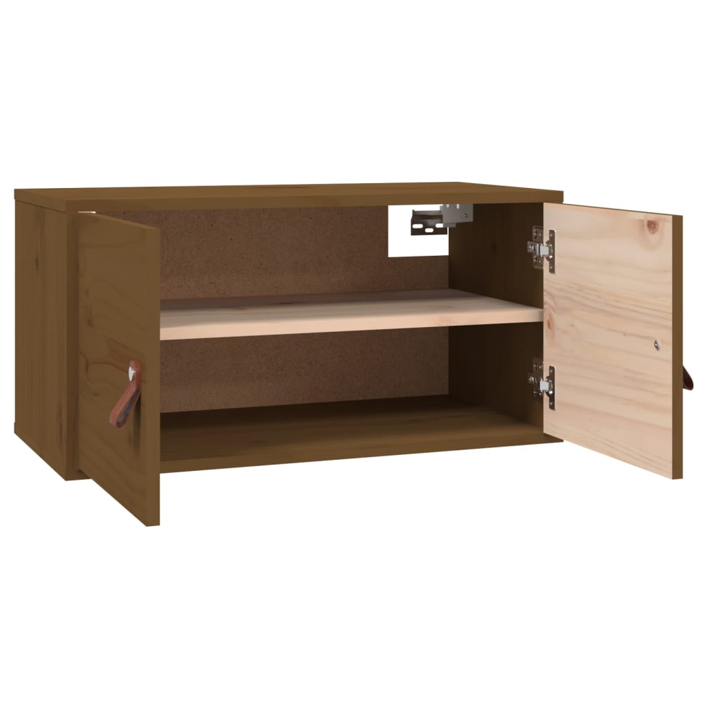 Wandschrank Honigbraun 60x30x30 cm Massivholz Kiefer - Pazzar.ch