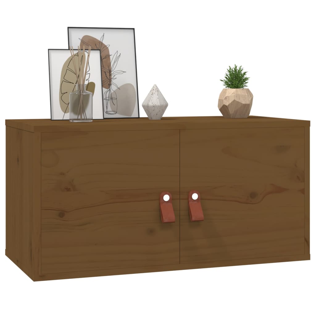 Wandschrank Honigbraun 60x30x30 cm Massivholz Kiefer - Pazzar.ch
