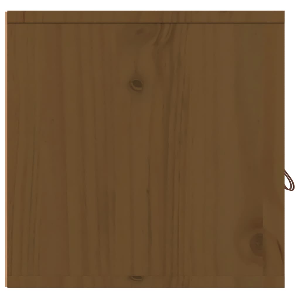 Wandschrank Honigbraun 80x30x30 cm Massivholz Kiefer - Pazzar.ch