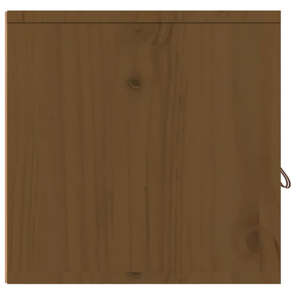 Wandschrank Honigbraun 80x30x30 cm Massivholz Kiefer - Pazzar.ch