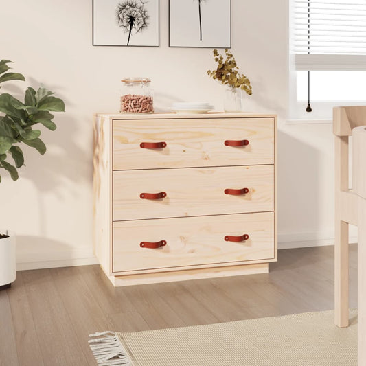 Sideboard 80x40x75 cm Massivholz Kiefer - Pazzar.ch