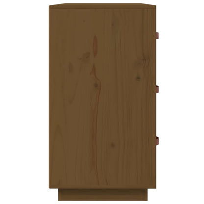 Sideboard Honigbraun 80x40x75 cm Massivholz Kiefer - Pazzar.ch