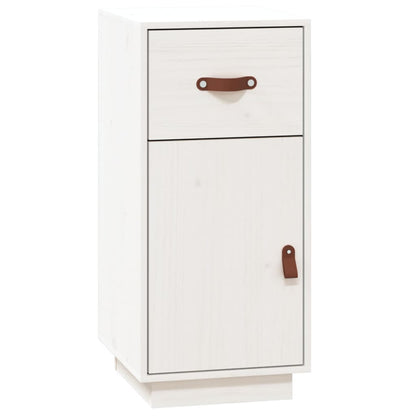 Sideboard Weiß 34x40x75 cm Massivholz Kiefer - Pazzar.ch