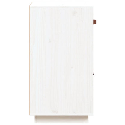 Sideboard Weiß 34x40x75 cm Massivholz Kiefer - Pazzar.ch