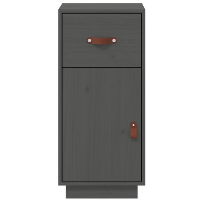 Sideboard Grau 34x40x75 cm Massivholz Kiefer - Pazzar.ch