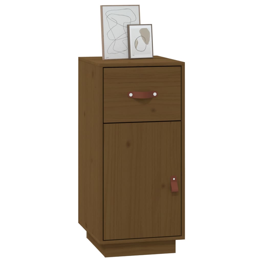 Sideboard Honigbraun 34x40x75 cm Massivholz Kiefer - Pazzar.ch