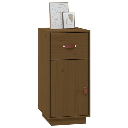 Sideboard Honigbraun 34x40x75 cm Massivholz Kiefer - Pazzar.ch