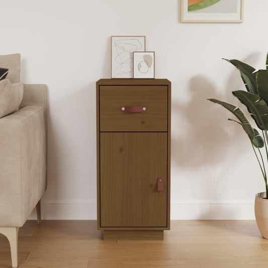 Sideboard Honigbraun 34x40x75 cm Massivholz Kiefer - Pazzar.ch