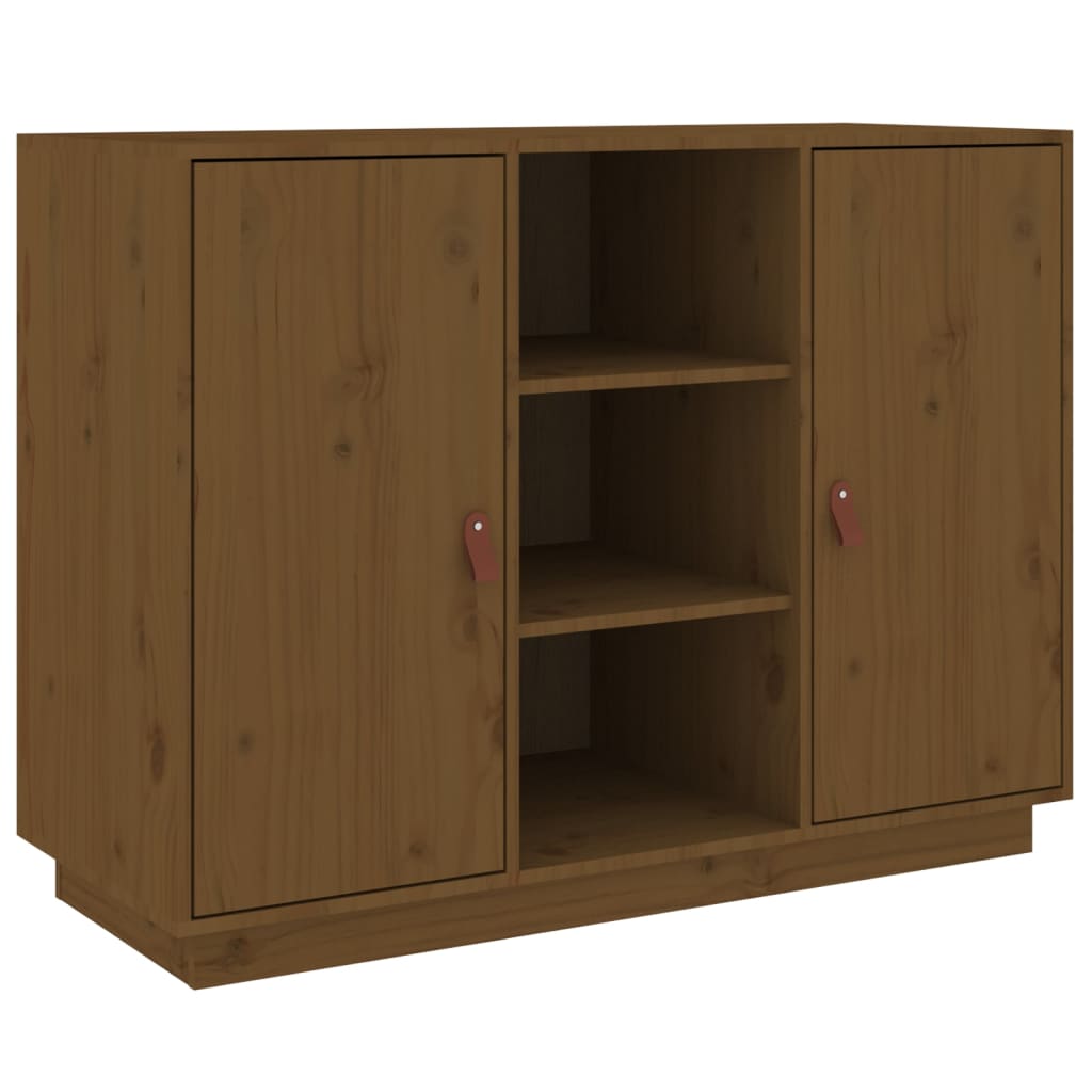 Sideboard Honigbraun 100x40x75 cm Massivholz Kiefer - Pazzar.ch
