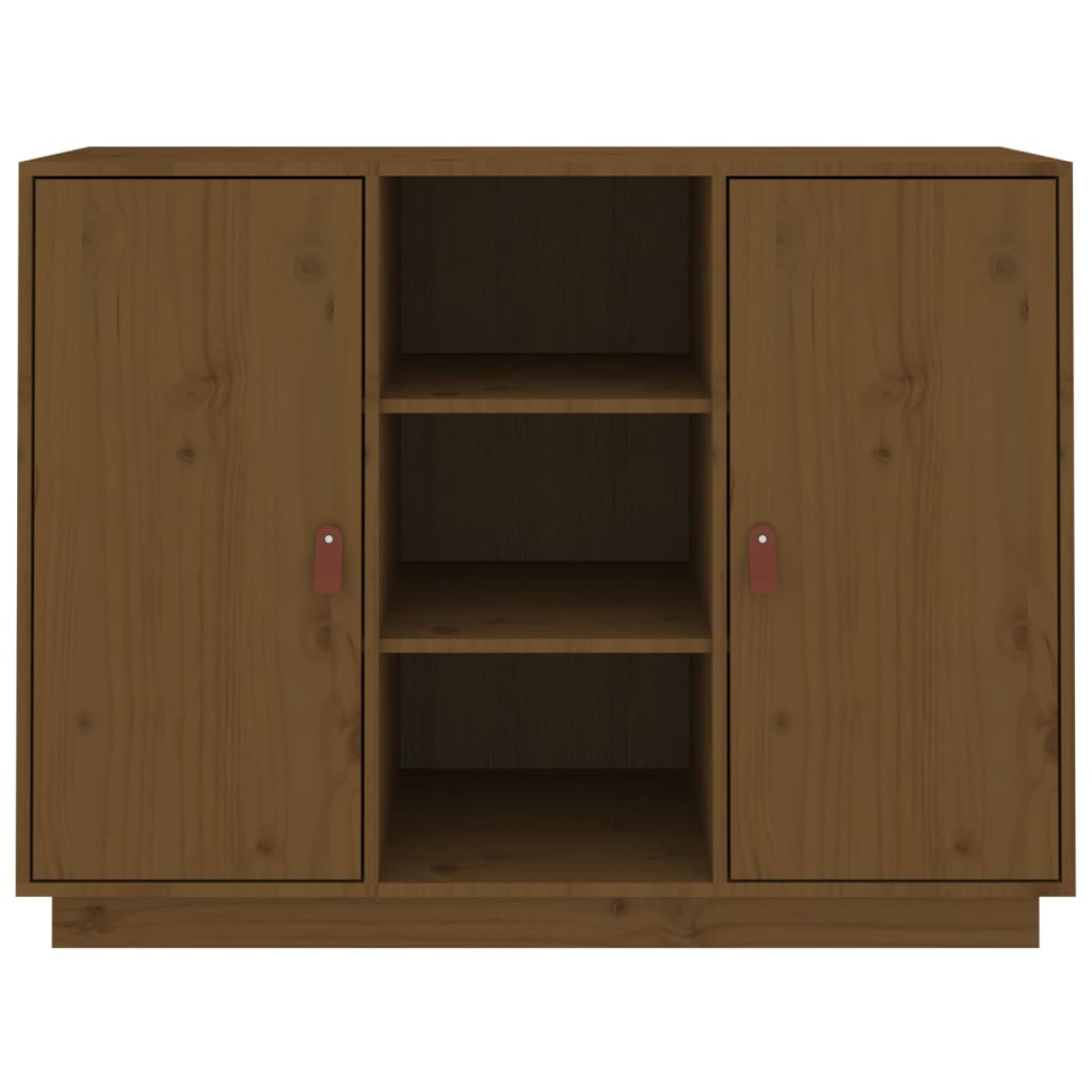 Sideboard Honigbraun 100x40x75 cm Massivholz Kiefer