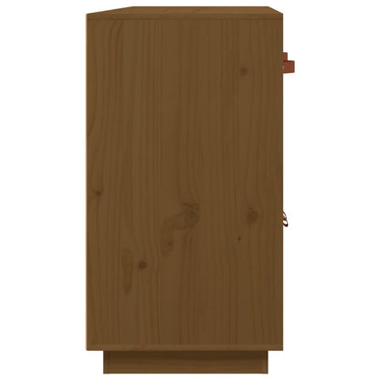 Sideboard Honigbraun 98,5x40x75 cm Massivholz Kiefer - Pazzar.ch