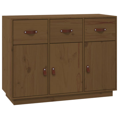 Sideboard Honigbraun 100x40x75 cm Massivholz Kiefer - Pazzar.ch