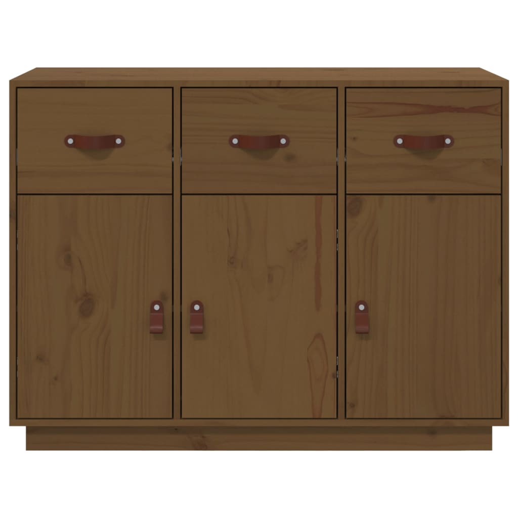 Sideboard Honigbraun 100x40x75 cm Massivholz Kiefer - Pazzar.ch