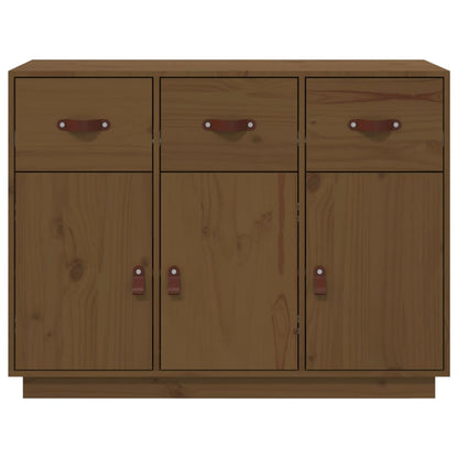 Sideboard Honigbraun 100x40x75 cm Massivholz Kiefer - Pazzar.ch