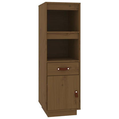 Highboard Honigbraun 34x40x108,5 cm Massivholz Kiefer - Pazzar.ch