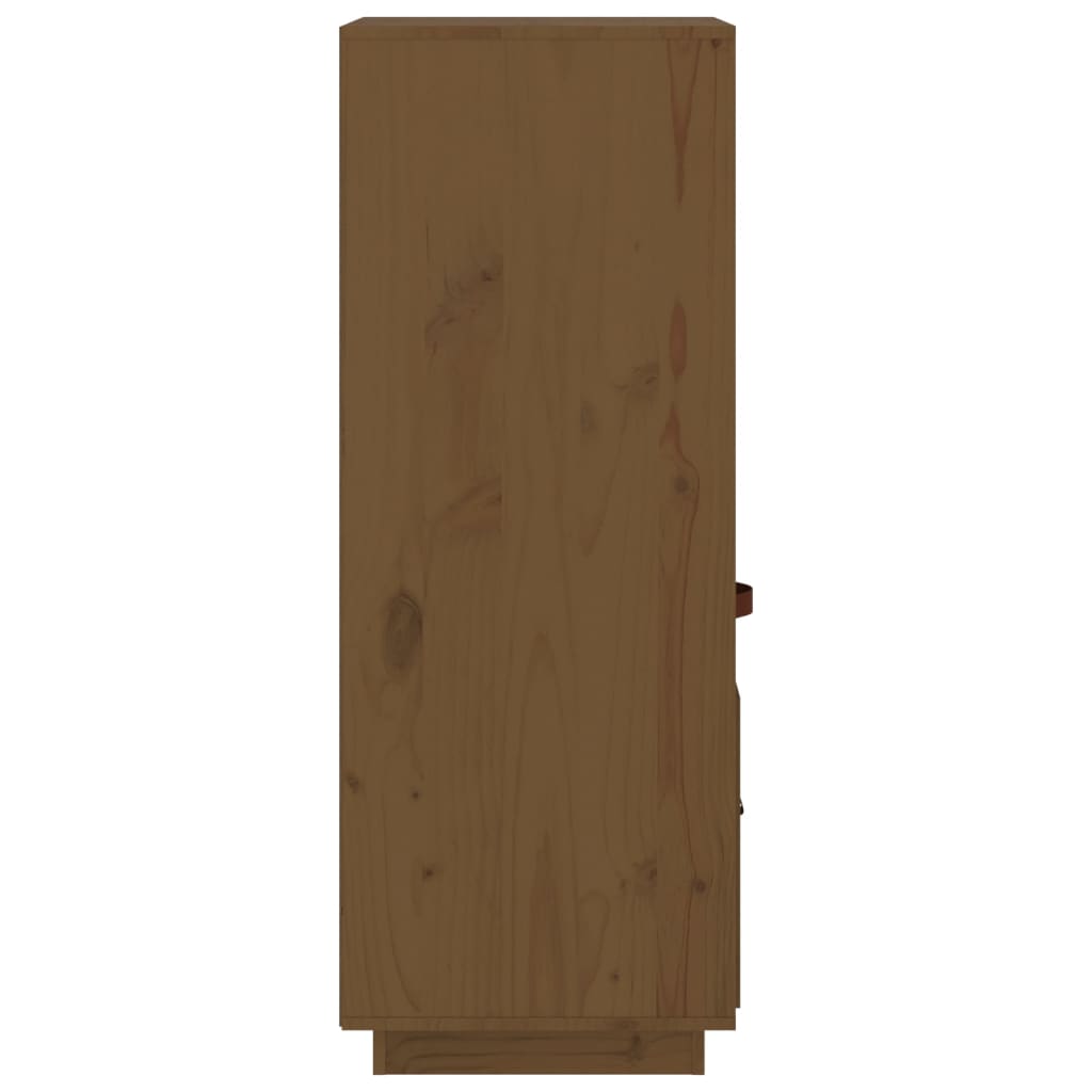 Highboard Honigbraun 34x40x108,5 cm Massivholz Kiefer - Pazzar.ch
